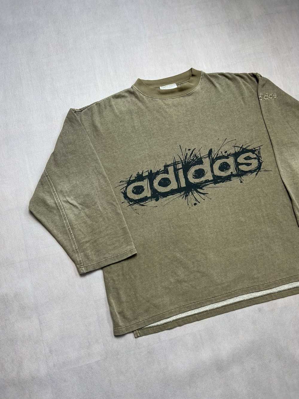 Adidas × Vintage Sweatshirt Crewneck Adidas 90’s … - image 4