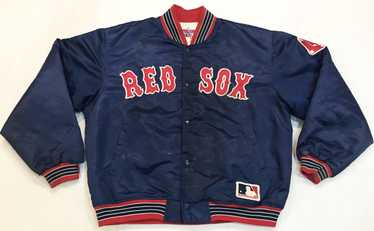 Vintage 90s Boston Red Sox Starter Satin Jacket Adult S MLB Baseball Navy |  SidelineSwap