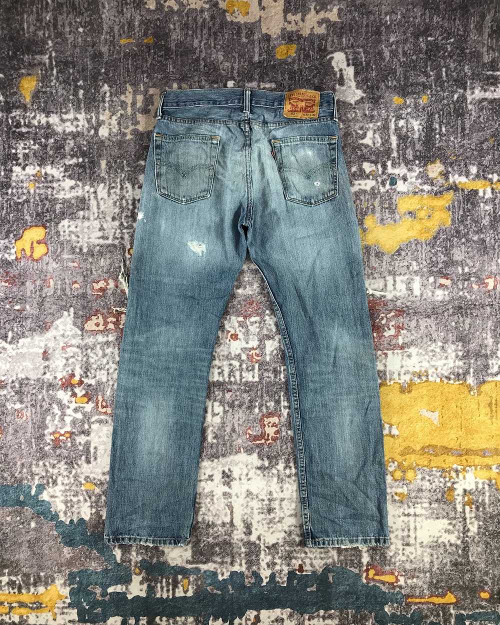 Levi's × Vintage Vintage Ripped Levis 513 Jeans-J… - image 2
