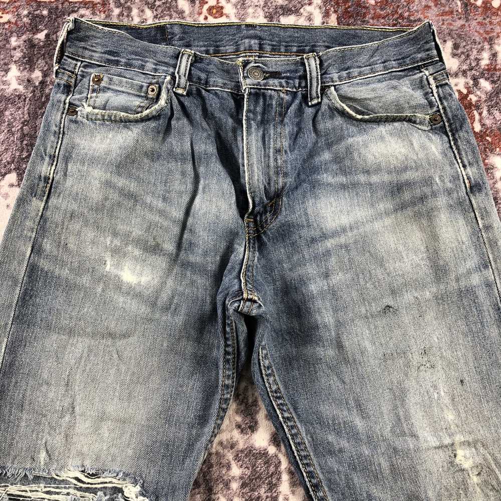 Levi's × Vintage Vintage Ripped Levis 513 Jeans-J… - image 3