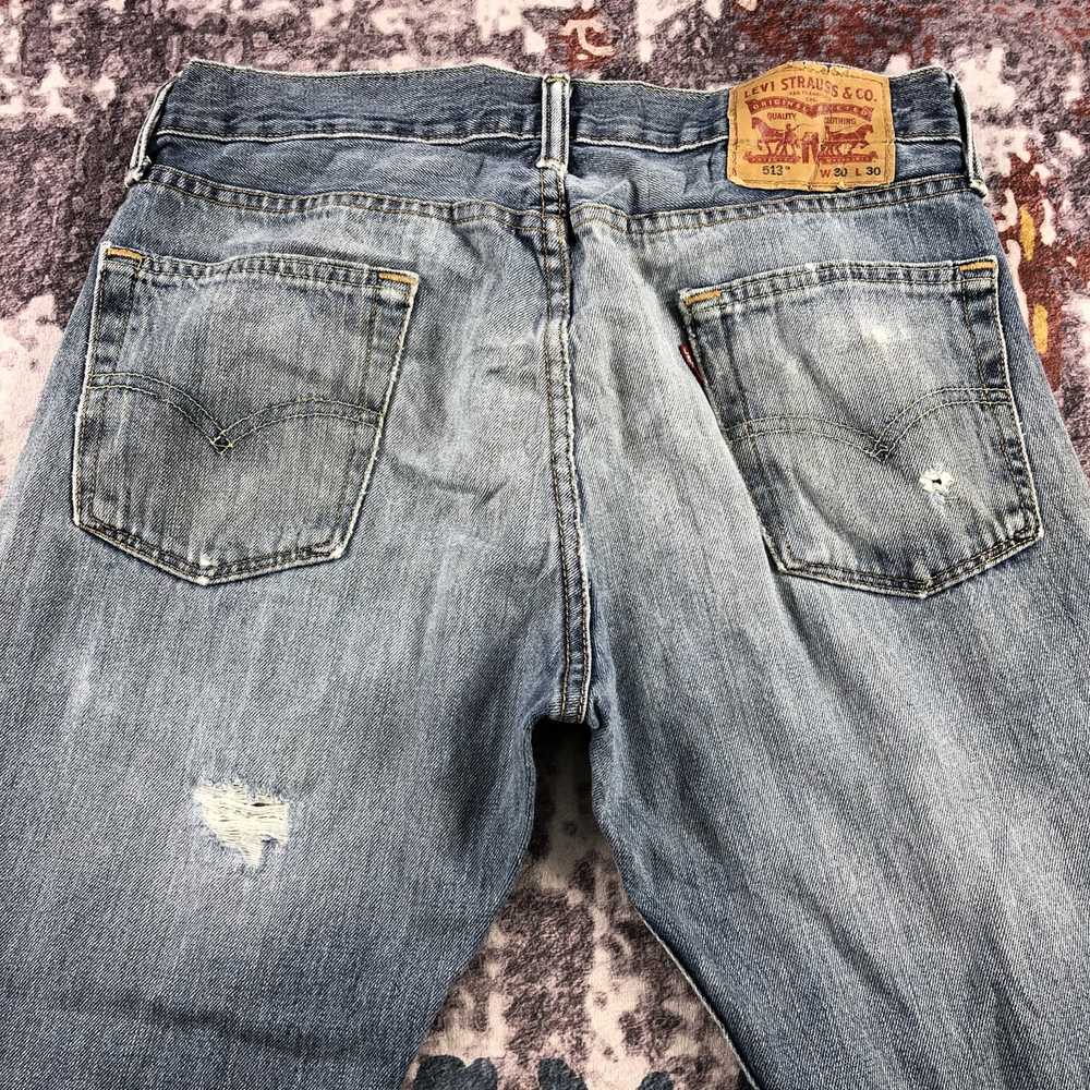Levi's × Vintage Vintage Ripped Levis 513 Jeans-J… - image 4
