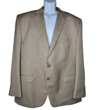 Chaps Chaps Sport Coat Jacket Blazer 50R Brown Tw… - image 1