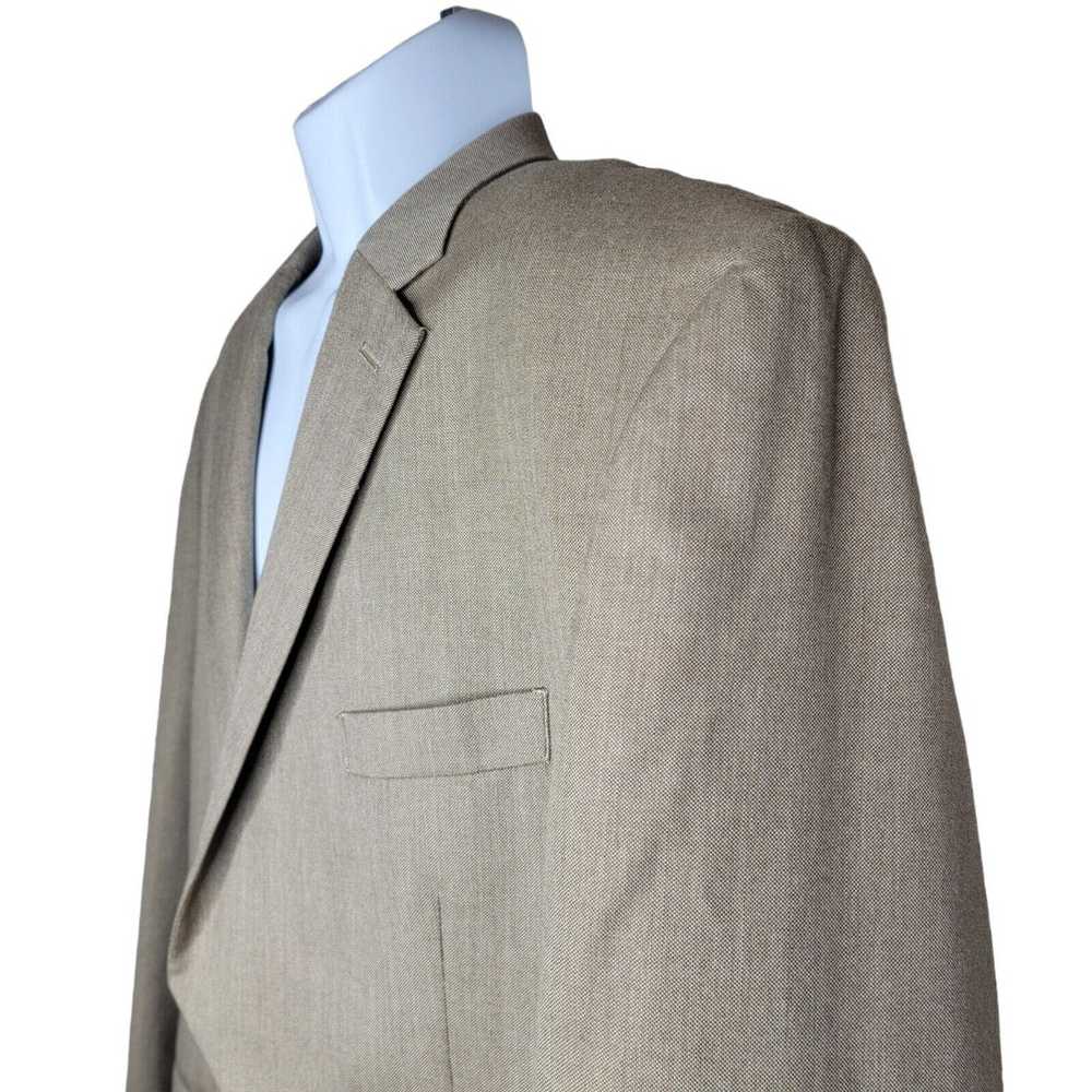 Chaps Chaps Sport Coat Jacket Blazer 50R Brown Tw… - image 2