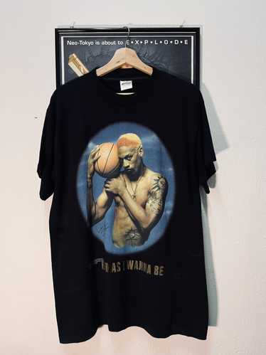 NBA × Rap Tees × Vintage Vintage Dennis Rodman Ra… - image 1