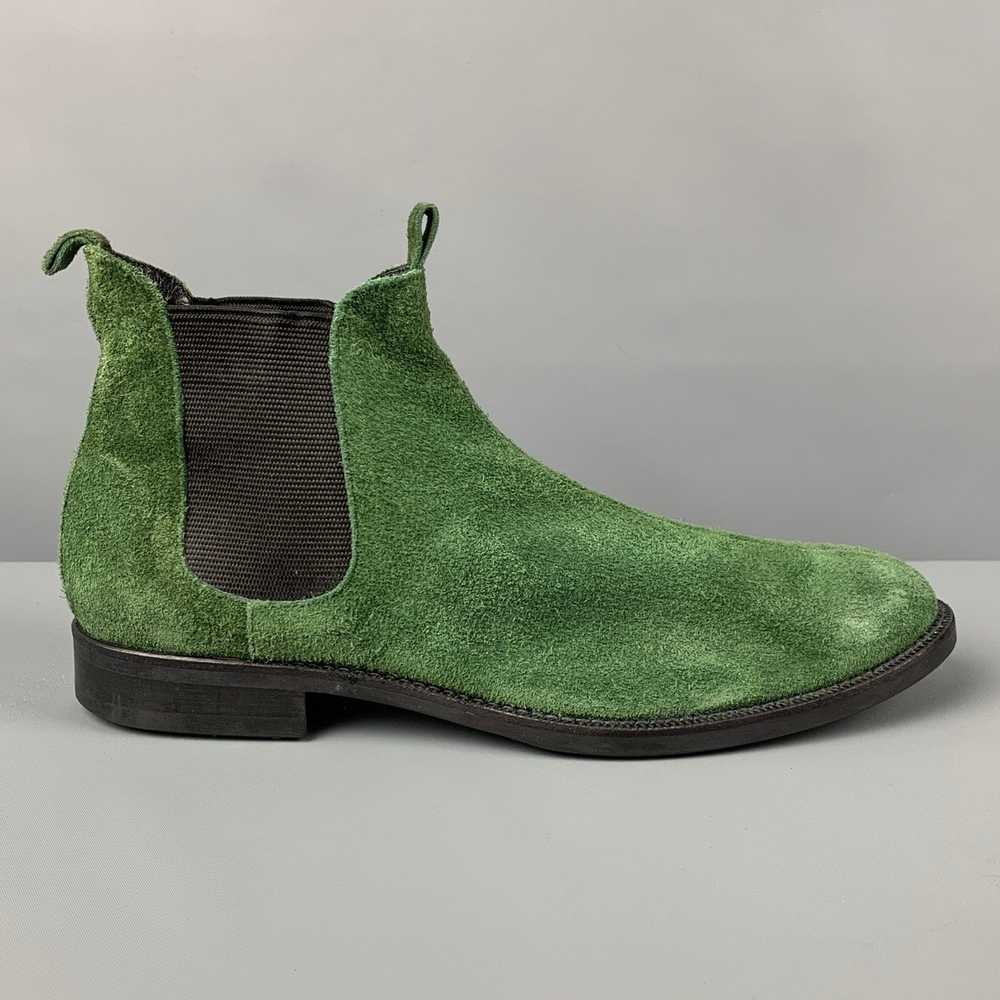 Comme Des Garcons Homme Plus Green Black Suede An… - image 1