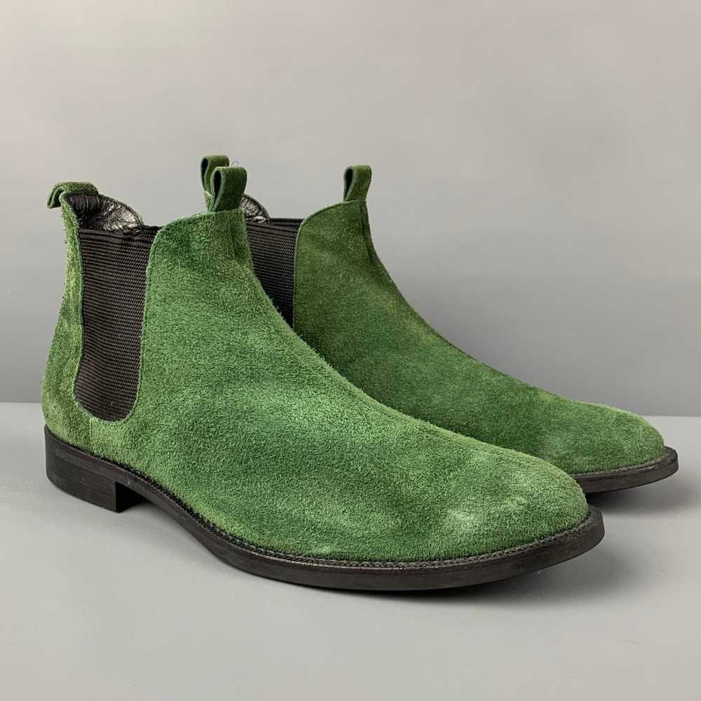 Comme Des Garcons Homme Plus Green Black Suede An… - image 2