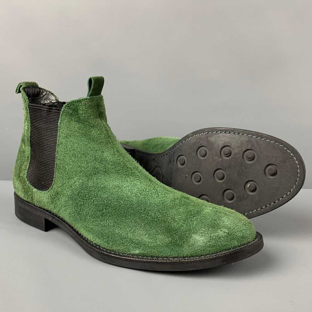 Comme Des Garcons Homme Plus Green Black Suede An… - image 3