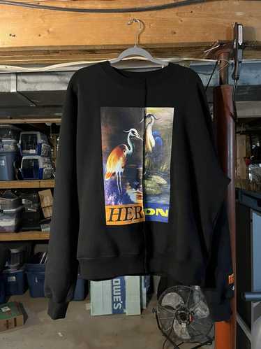 Heron Preston Crane Print Crewneck Sweatshirt