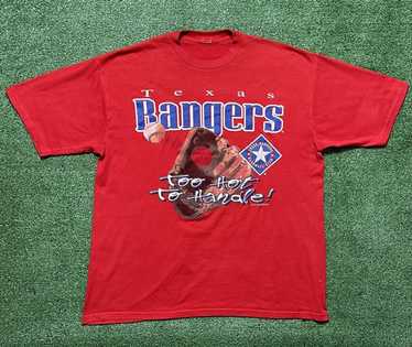 Vintage 90s Mlb Texas Rangers Shirt, Rangers Baseball T-shirt Short Sleeve  - Reallgraphics