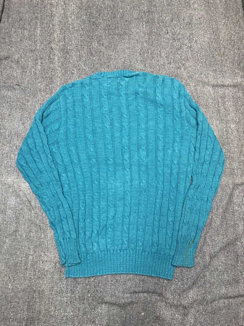 Coloured Cable Knit Sweater × Vintage × Woolrich … - image 7