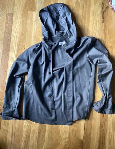 Vintage 13 Bonaparte Hooded Overshirt in Gray