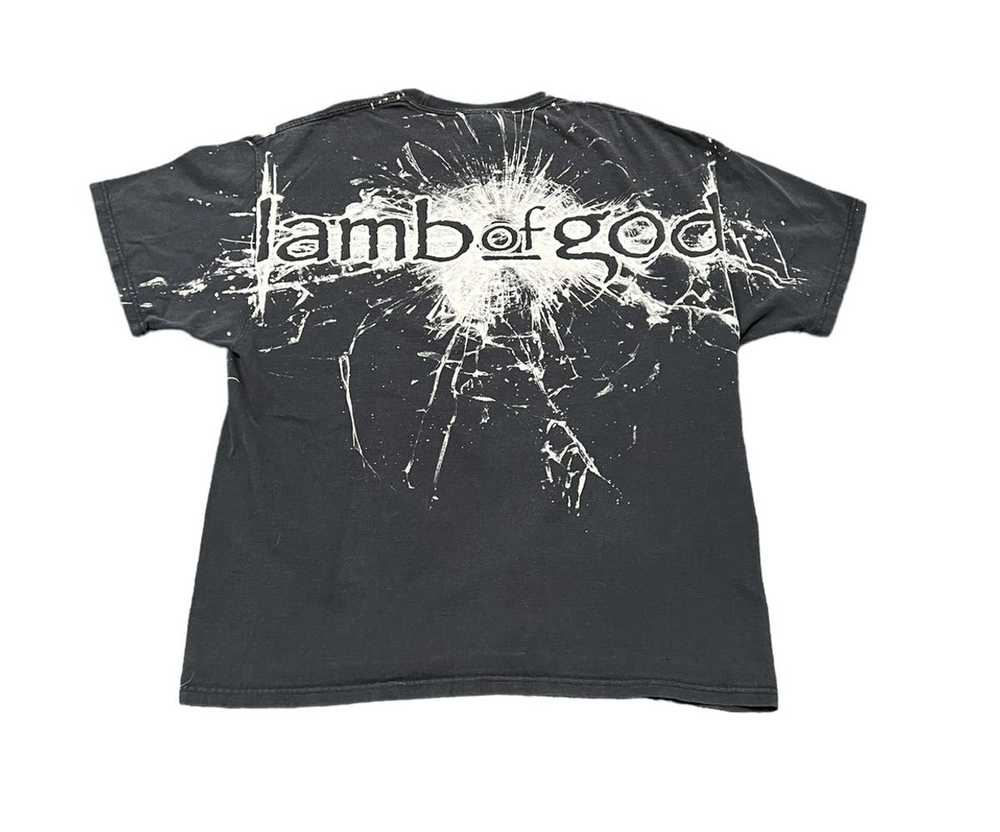 Hanes Lamb Of God Splatter Shirt Size XLarge - image 2