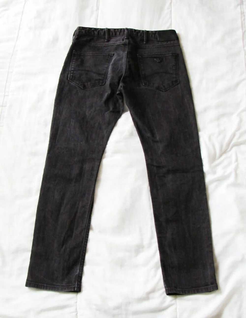 Armani Armani Jeans Black / Red Denim Jeans J06 S… - image 4