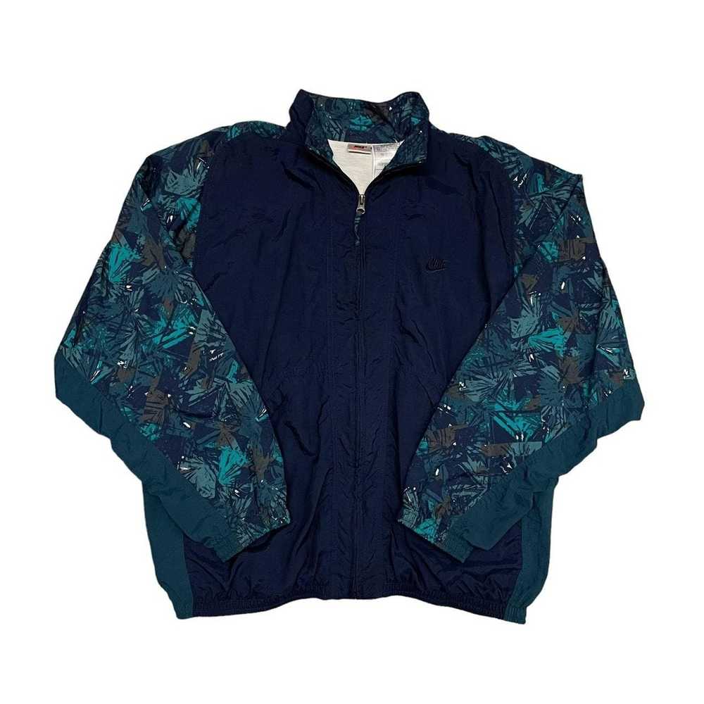 Nike Vintage 90s Nike Zip up Windbreaker - image 1