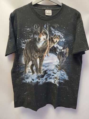 Wildlife wolves vintage t - Gem