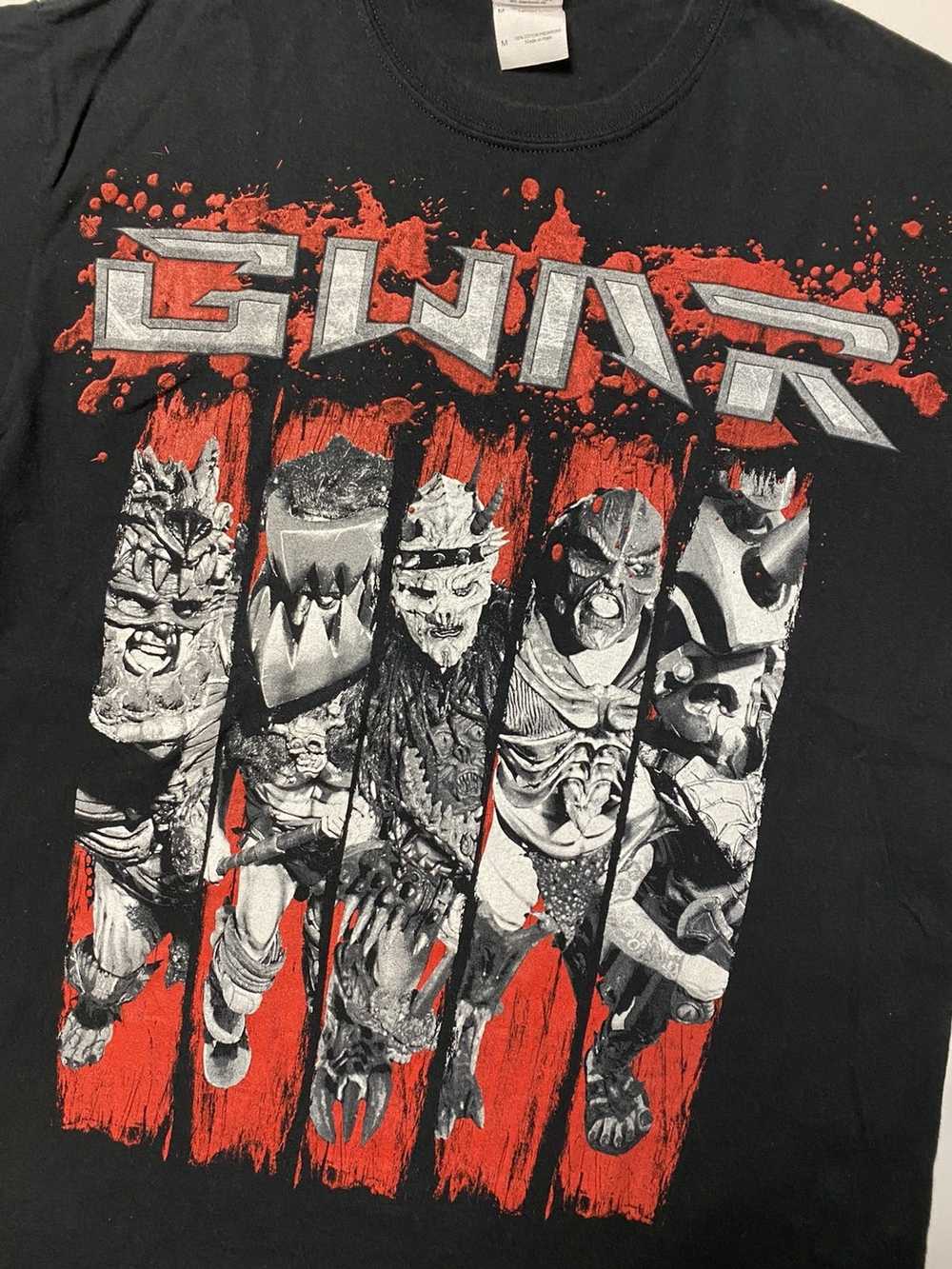 Rock T Shirt × Vintage Gwar heavy metal t shirts - image 4