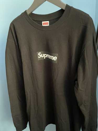 Supreme Box Logo Crewneck FW18 - Ash Grey, L