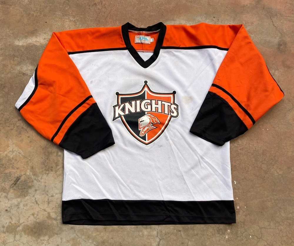 Hockey Jersey VINTAGE ALPHA SPORTSWEAR KNIGHTS IC… - image 1