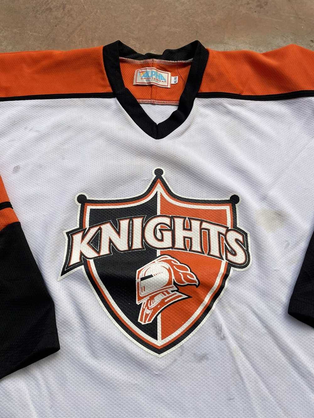 Hockey Jersey VINTAGE ALPHA SPORTSWEAR KNIGHTS IC… - image 2