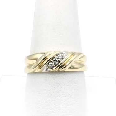 14K Men's Diamond Ring