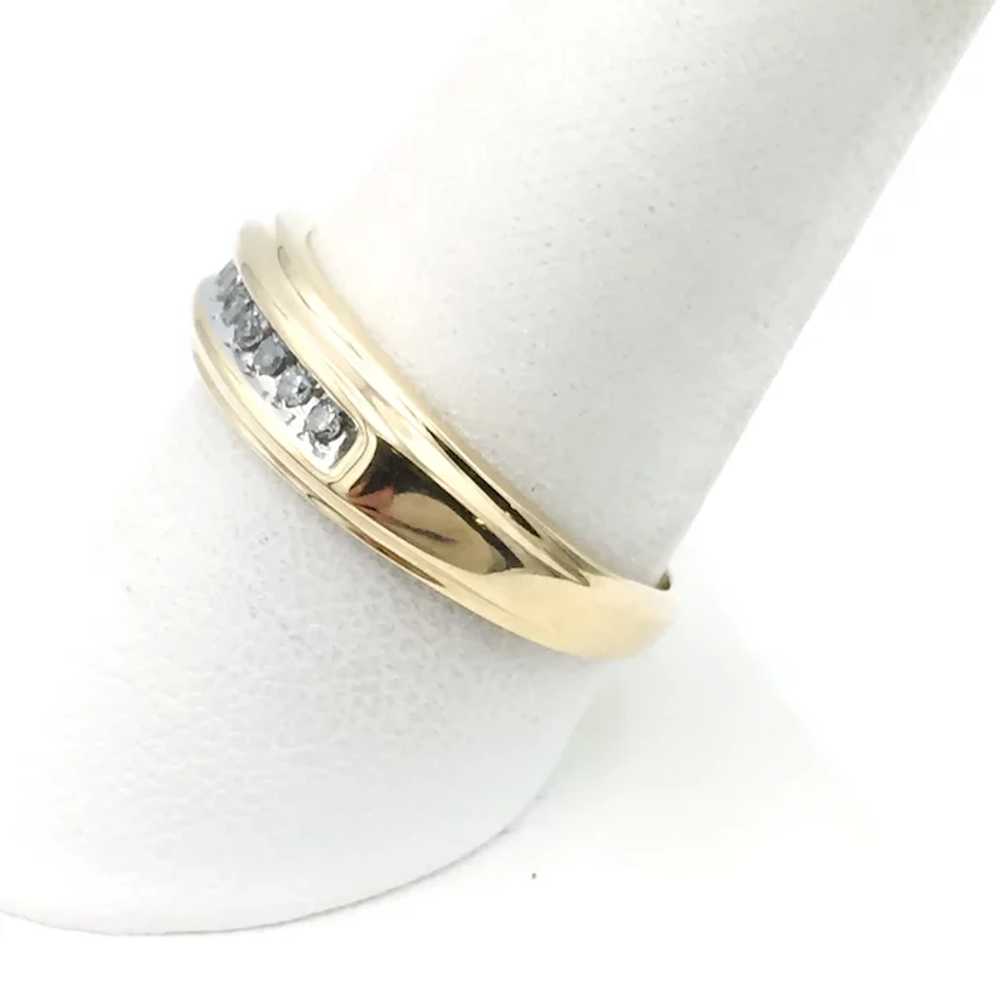 10K Men's Diamond Ring - image 2