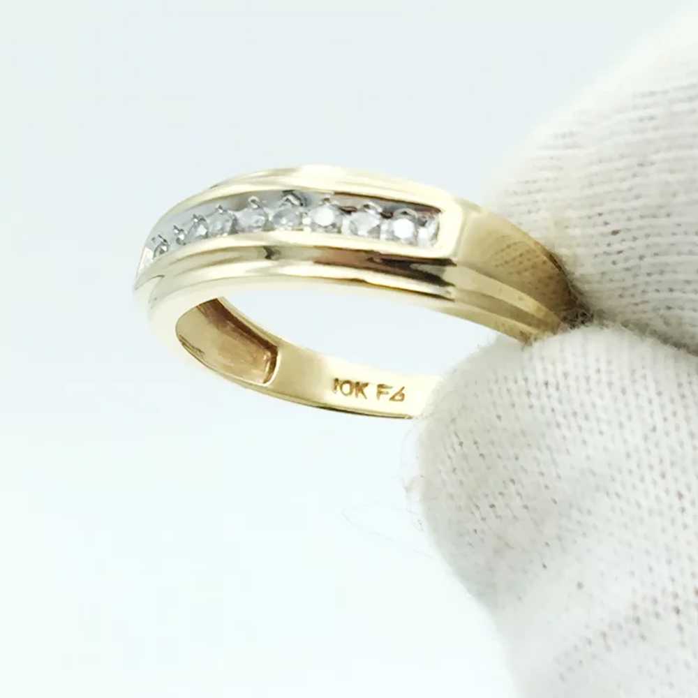 10K Men's Diamond Ring - image 3