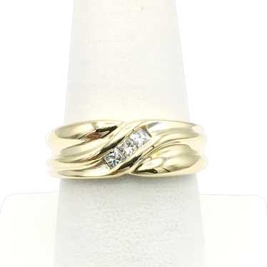 14K Men's Diamond Ring