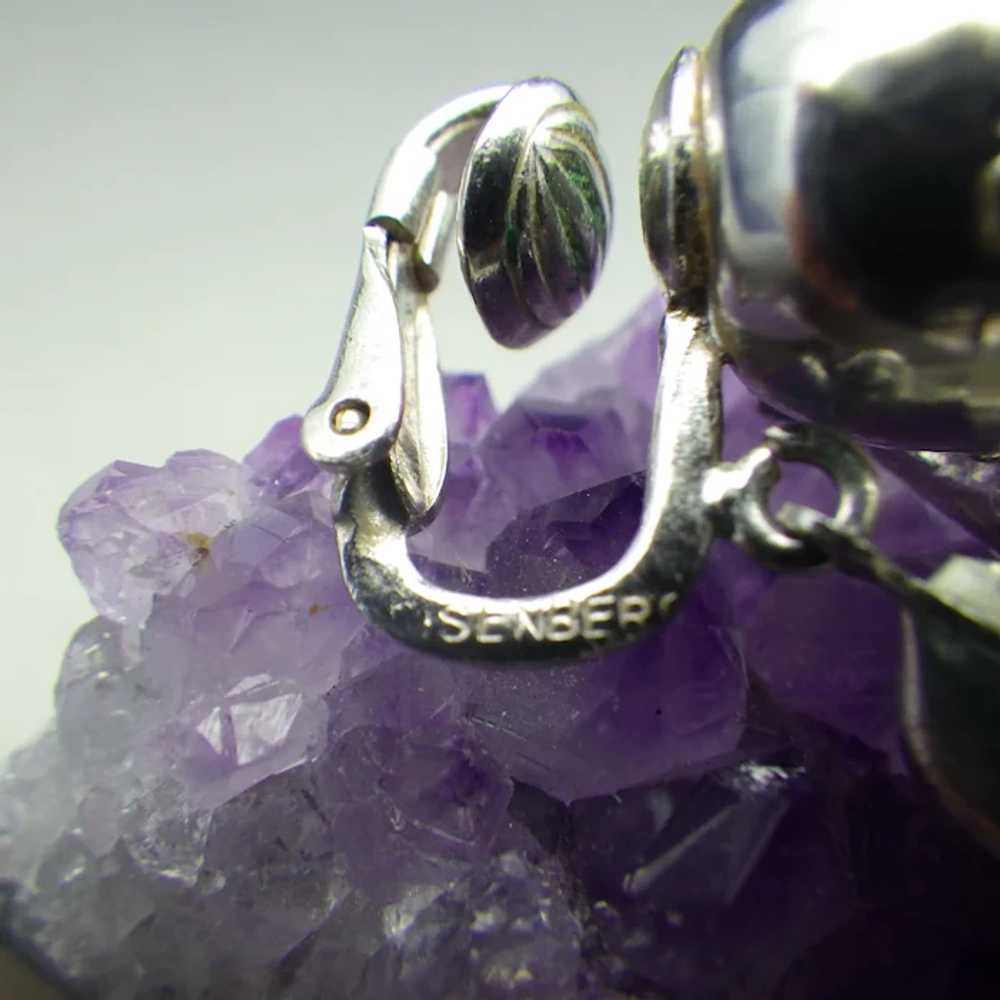 Signed Crystal Eisenberg Clip On Earrings, Multi … - image 5