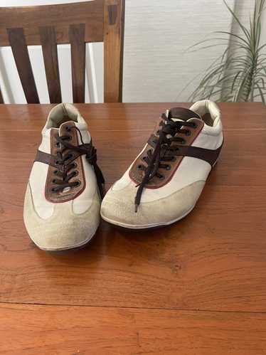 Ermenegildo Zegna Sport Nylon Leather Designer Sneakers Mens Size 7 $990
