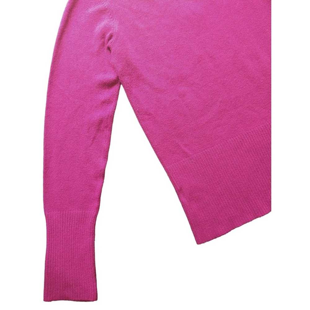 Other Takeout Pink Magenta V-neck Long Sleeve Swe… - image 7