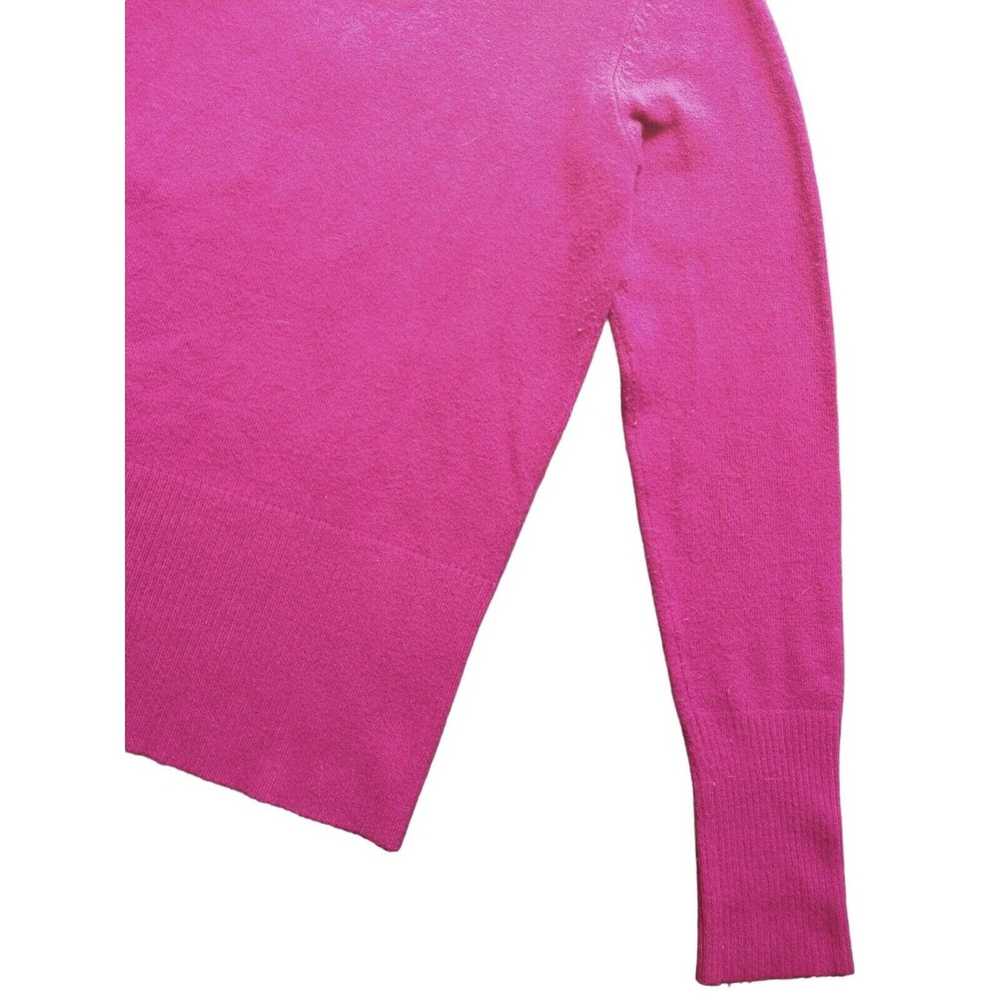 Other Takeout Pink Magenta V-neck Long Sleeve Swe… - image 8