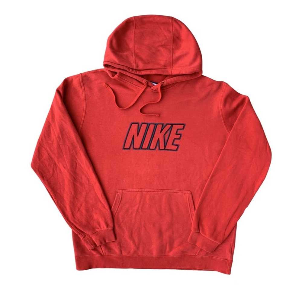 Nike Red Nike Spellout Hoodie - Embroidered - image 1