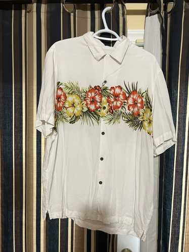 Aloha Wear × Hawaiian Shirt Vintage 80's GEORGE Ha