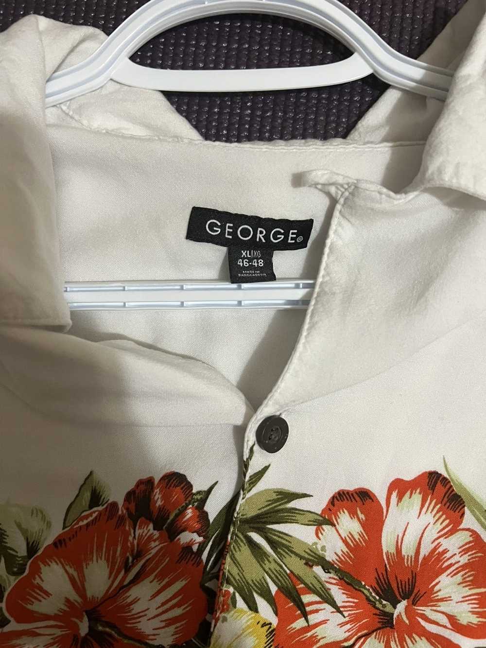 Aloha Wear × Hawaiian Shirt Vintage 80's GEORGE H… - image 3