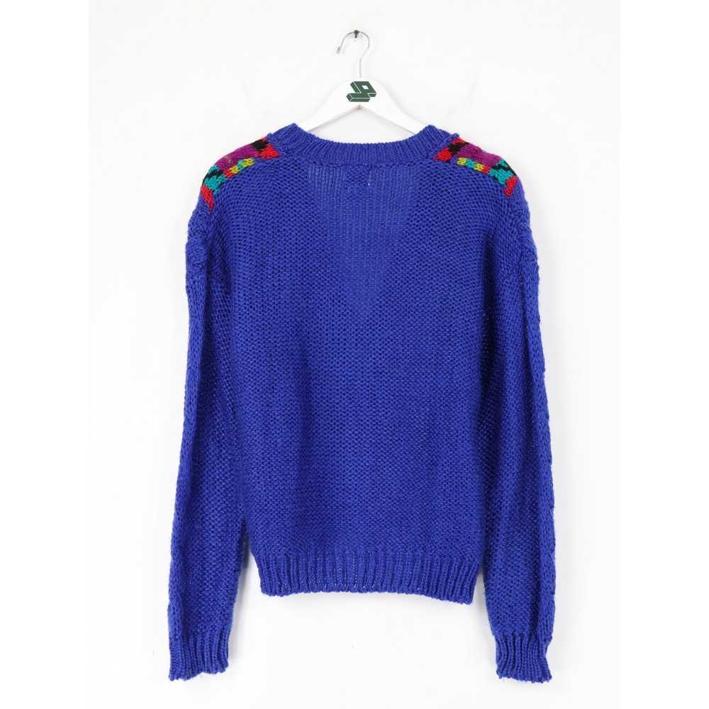 Vintage Vintage Ivy Hand Knit Cardigan Sweater Wo… - image 2