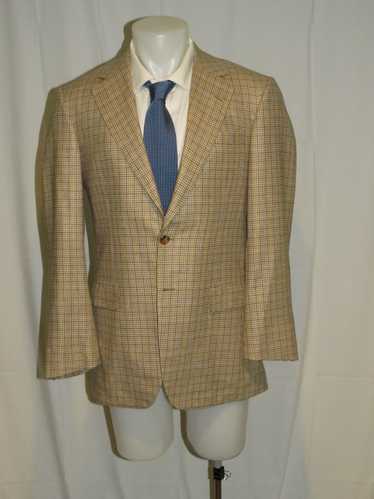 Oxxford Clothes × Paul Stuart Silk Blend Barley H… - image 1