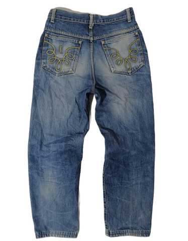 Verwaschene Jeans mit wellenförmiger Silhouette - Ready to Wear 1AB4SM