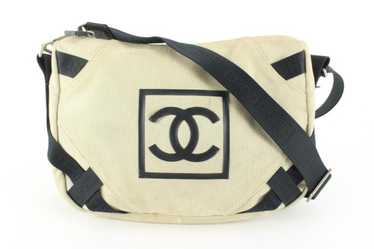 Chanel Brown CC Logo Sports Messenger Crossbody Bag 863289 at