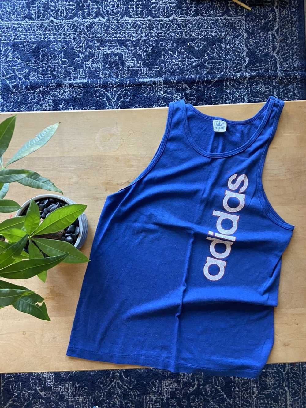 Adidas × Vintage Vintage 80s Adidas Tank Top - image 4