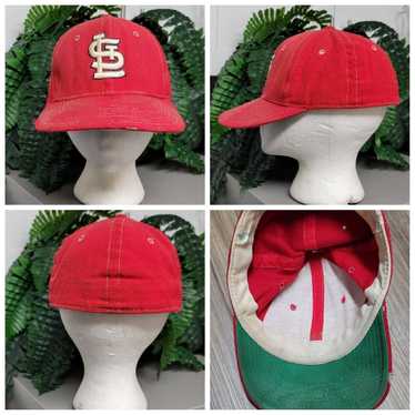 Vintage Annco St. Louis Cardinals Hat RARE Red MLB Elastic Cap VTG