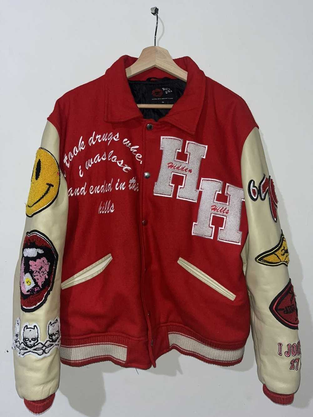 Japanese Brand Hidden Hills Varsity Jacket - image 1