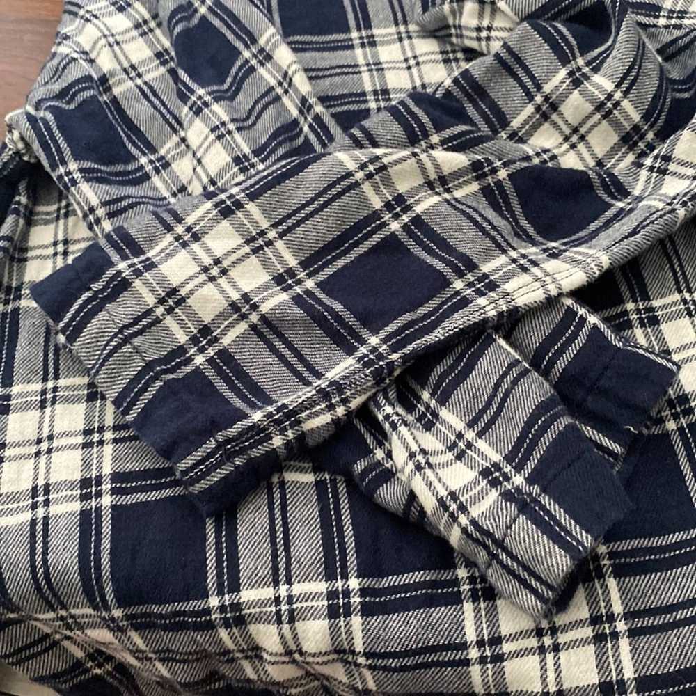 Madewell Madewell Herald Tee Blue Plaid Flannel T… - image 8