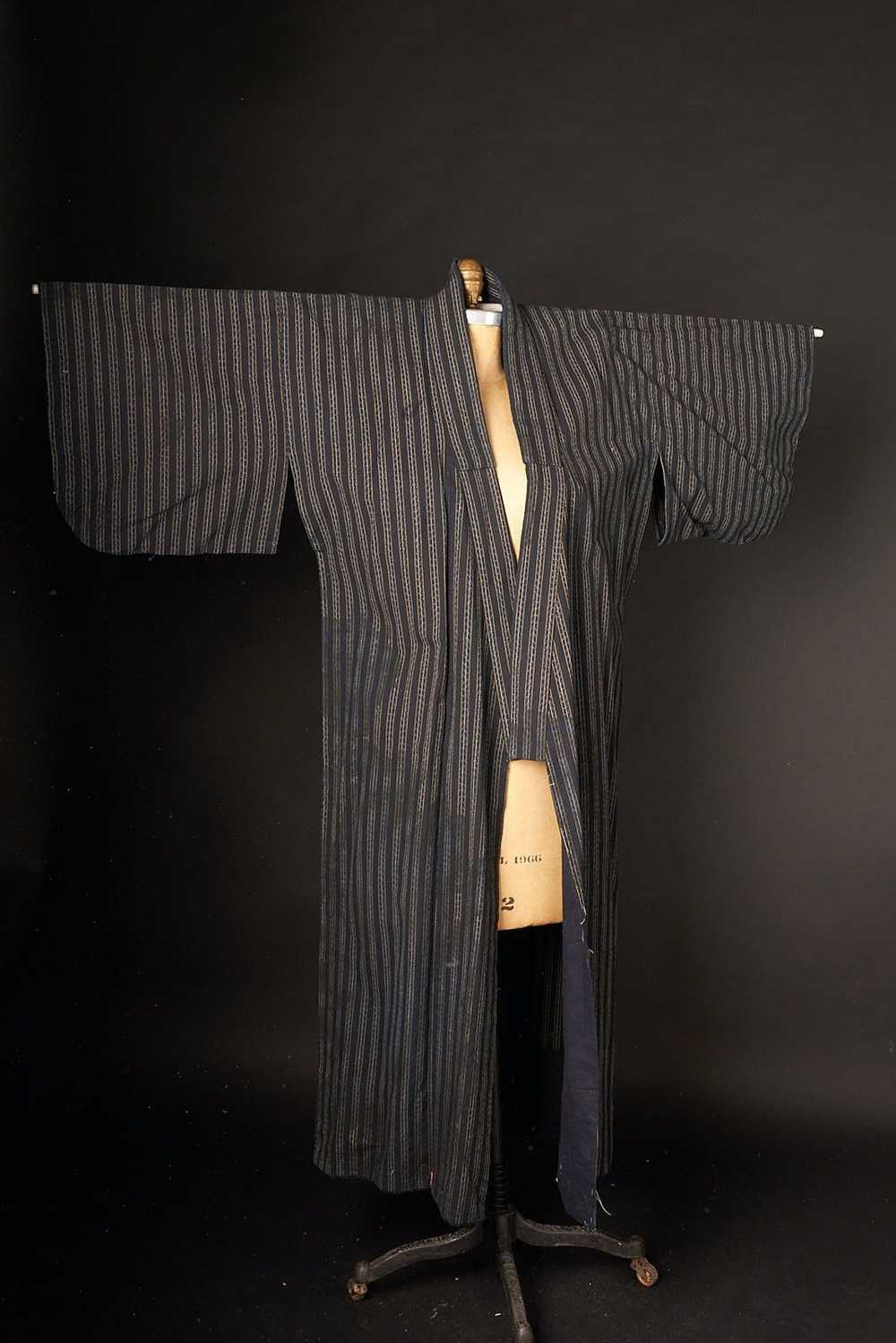 Vintage 1940s Japanese Noragi Farmers Kimono - image 6