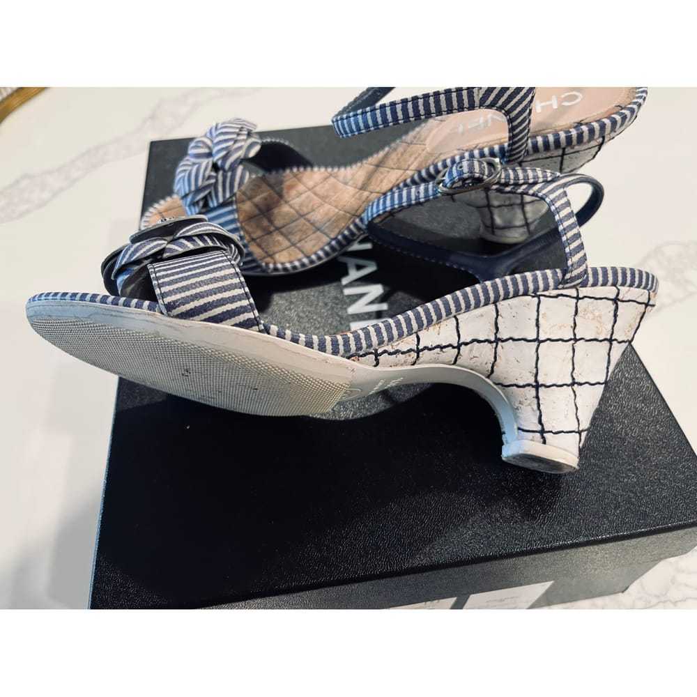 Chanel Cloth heels - image 10