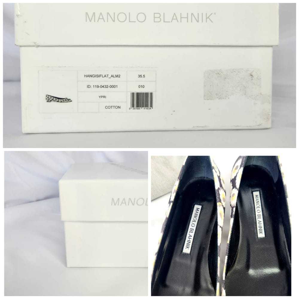 Manolo Blahnik Leather ballet flats - image 7