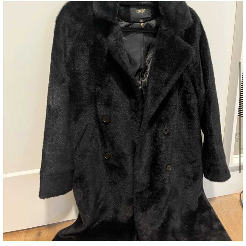 Maje Faux fur trench coat - image 4