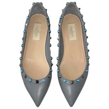 Valentino Garavani Rockstud leather ballet flats - image 1