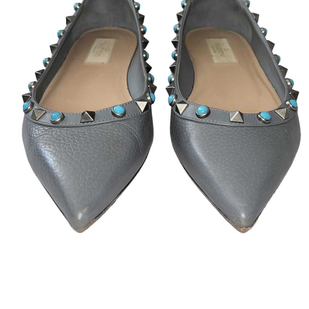 Valentino Garavani Rockstud leather ballet flats - image 6