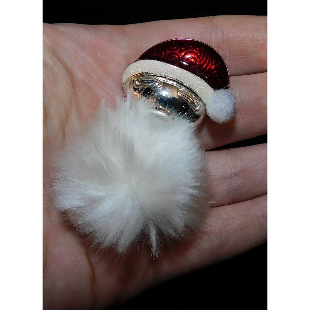 Other Fluffy Bearded Santa Brooch - image 3
