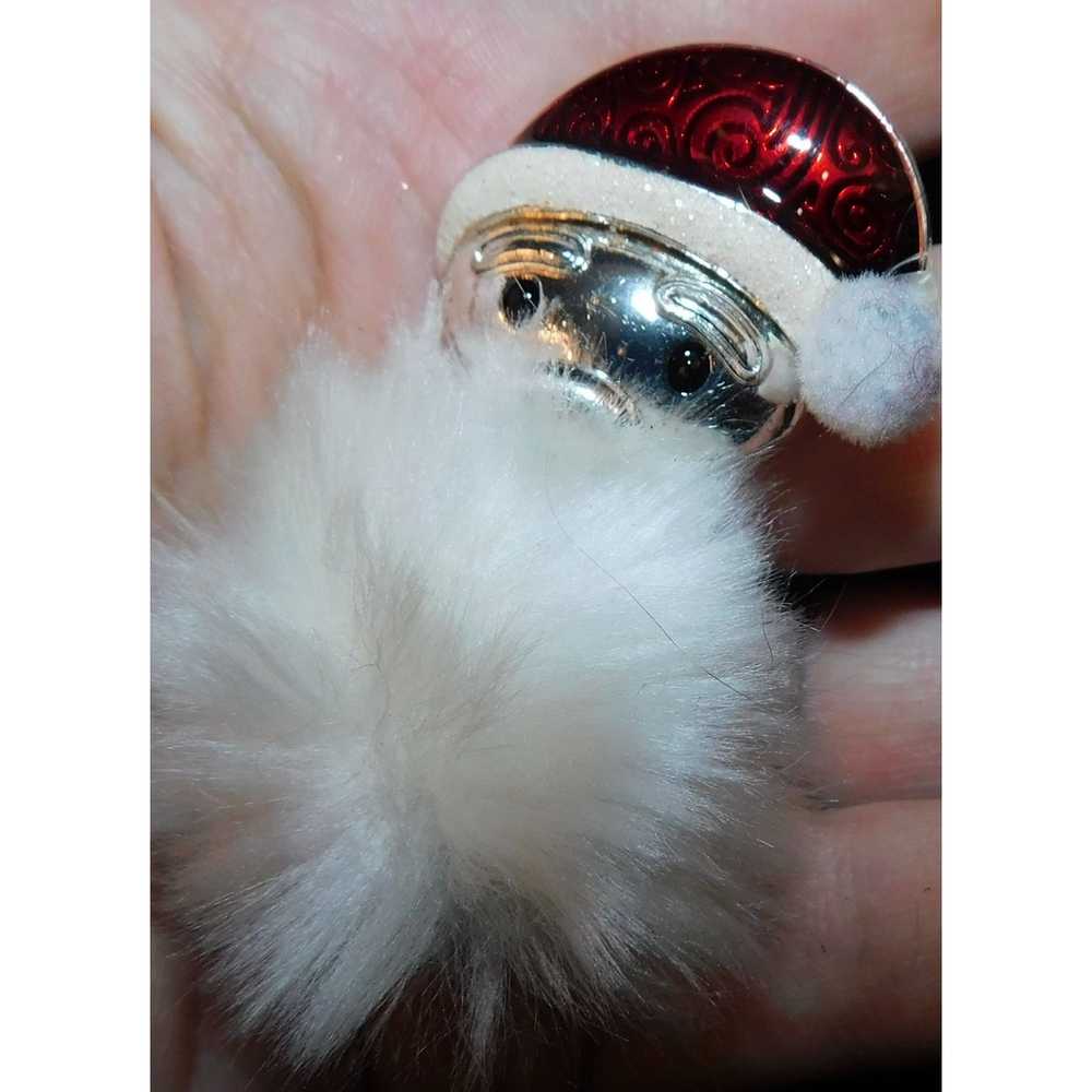 Other Fluffy Bearded Santa Brooch - image 6